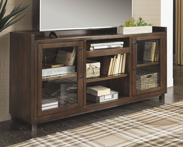 Starmore - XL TV Stand w/Fireplace Option - Brown image 3