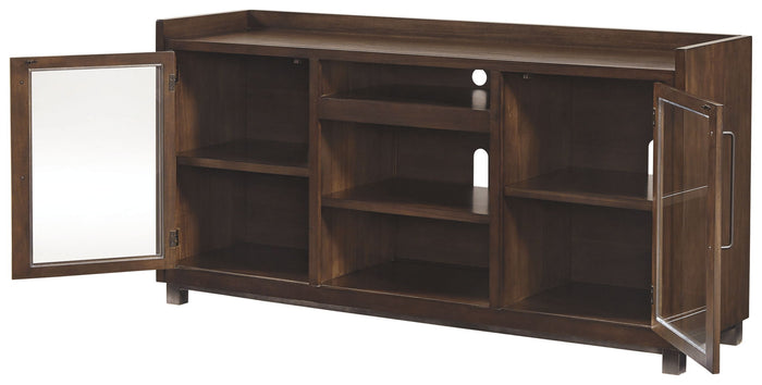 Starmore - XL TV Stand w/Fireplace Option - Brown image 4