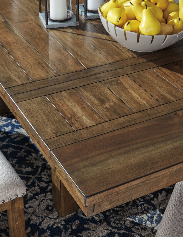 Moriville - Rectangular Dining Room Extension Table - Grayish Brown image 4