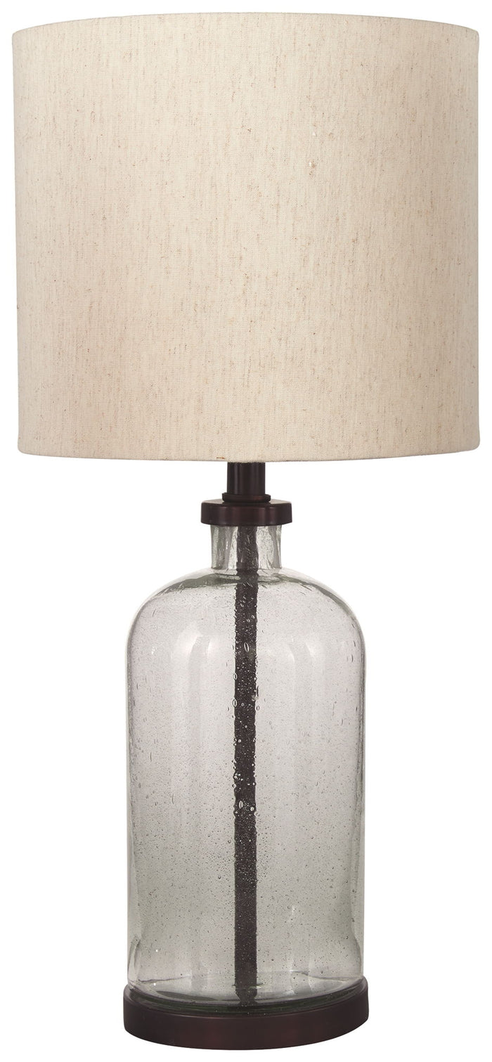 Bandile - Glass Table Lamp  - Clear / Bronze Finish image 1