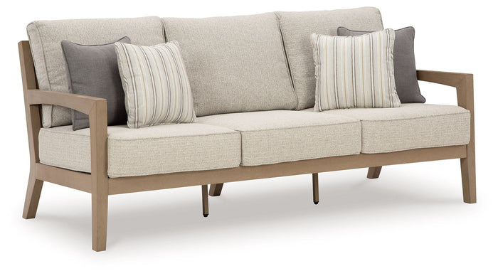 Hallow Creek - Sofa With Cushion - Driftwood image 1