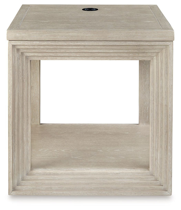 Marxhart - Square End Table - Bisque image 4