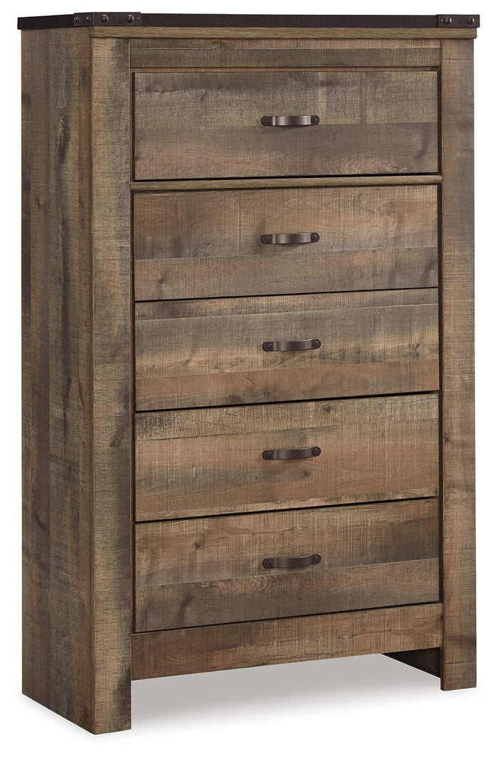 Trinell - Five Drawer Chest - Brown image 1