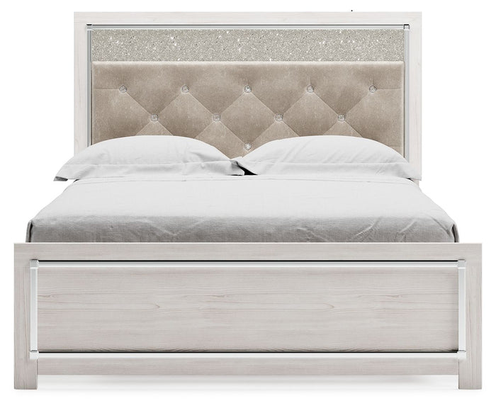 Altyra - Queen Panel Bed With Roll Slats - White image 2