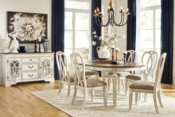 Realyn - Oval Dining Table Set image 4