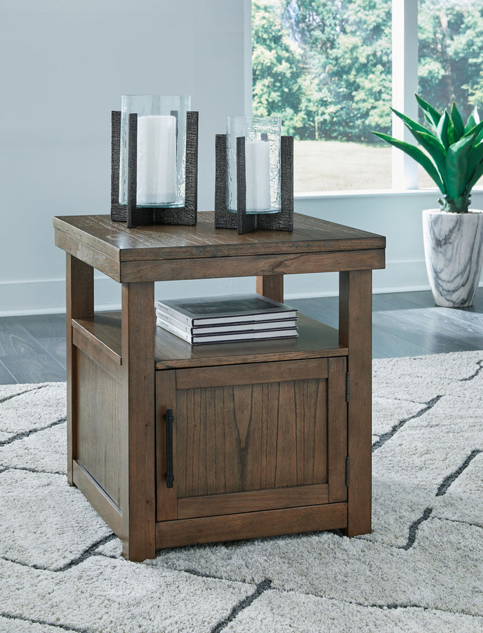 Boardernest - Rectangular End Table - Brown image 2