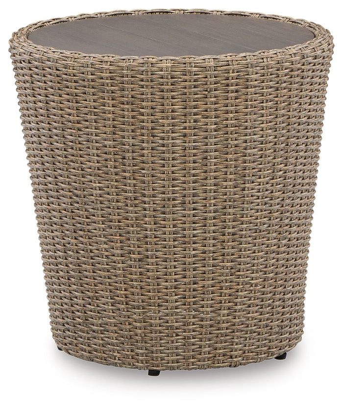 Danson - Round End Table - Beige image 1