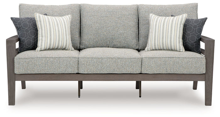 Hillside Barn - Sofa With Cushion - Gray / Brown image 3