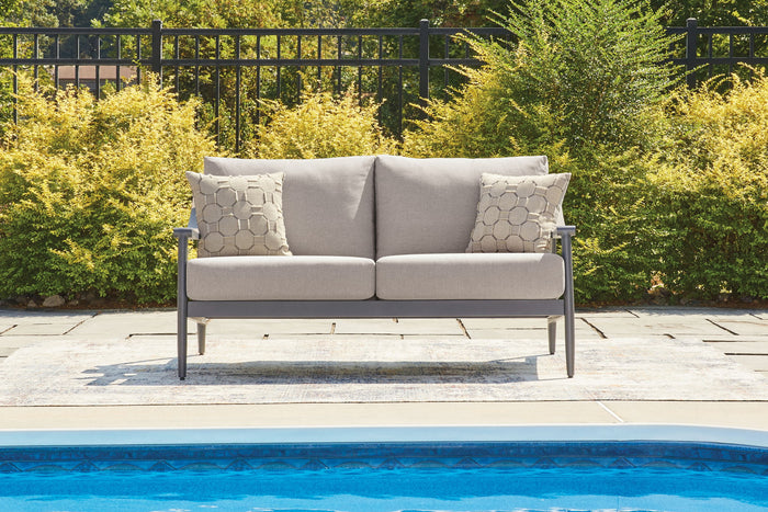 Ocean Beach - Loveseat With Cushion - Gray image 3