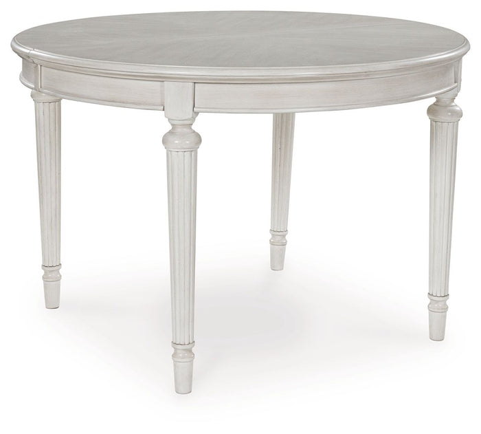 Montelaine - Oval Dining Room Extension Table - Antique White image 3