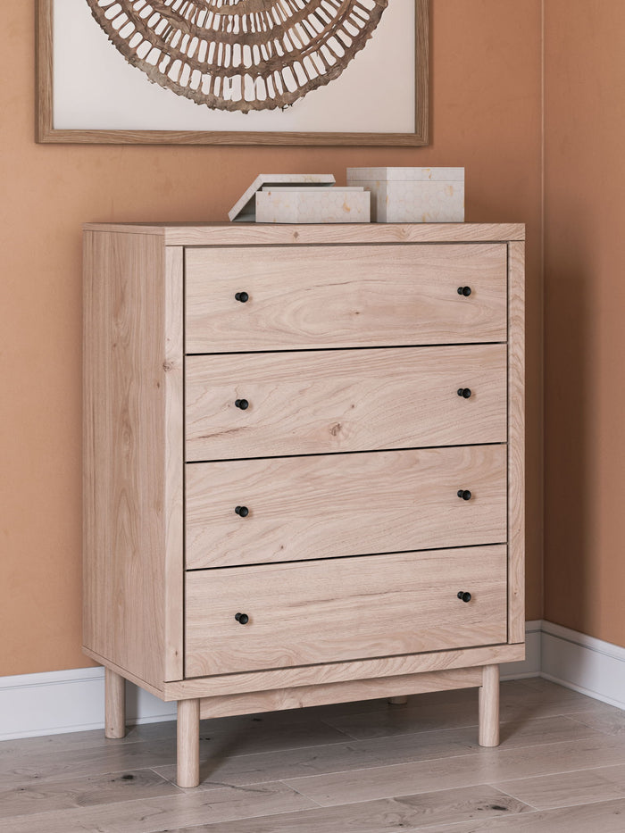 Arloster - Four Drawer Chest - Tan image 2