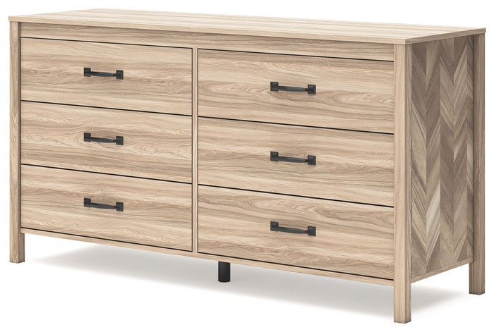 Battelle - Six Drawer Dresser - Tan image 3