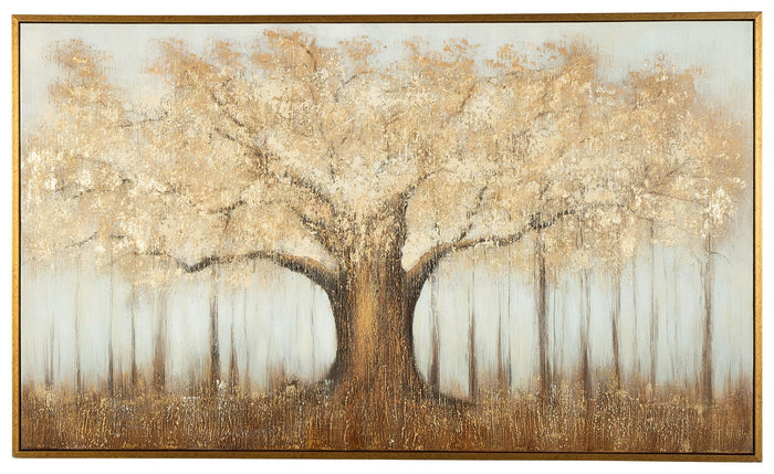 Dalewick - Wall Art - Brown / Gray / Gold Finish image 1