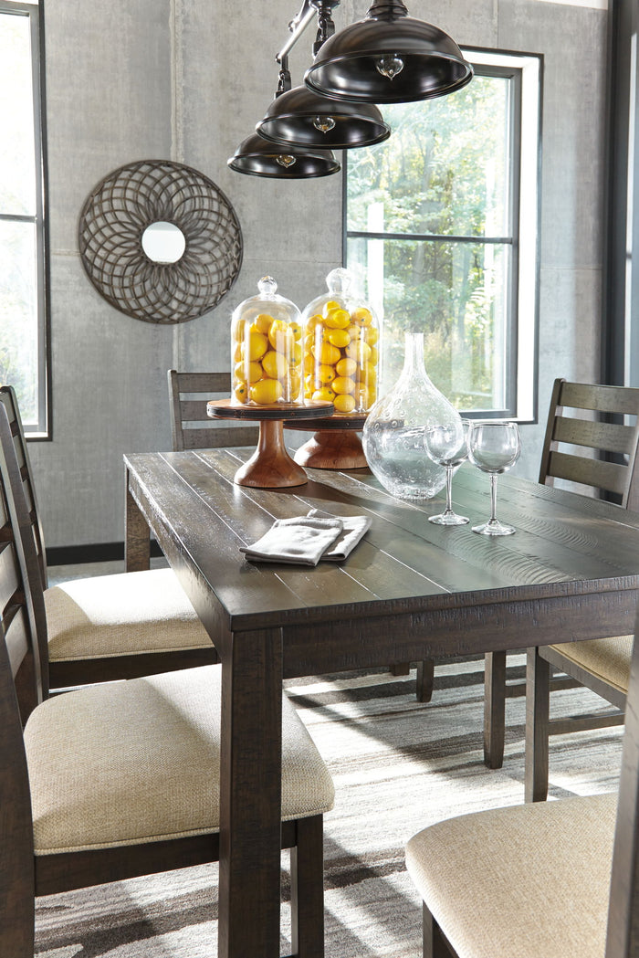 Rokane - Dining Room Table Set (Set of 7) - Brown image 3