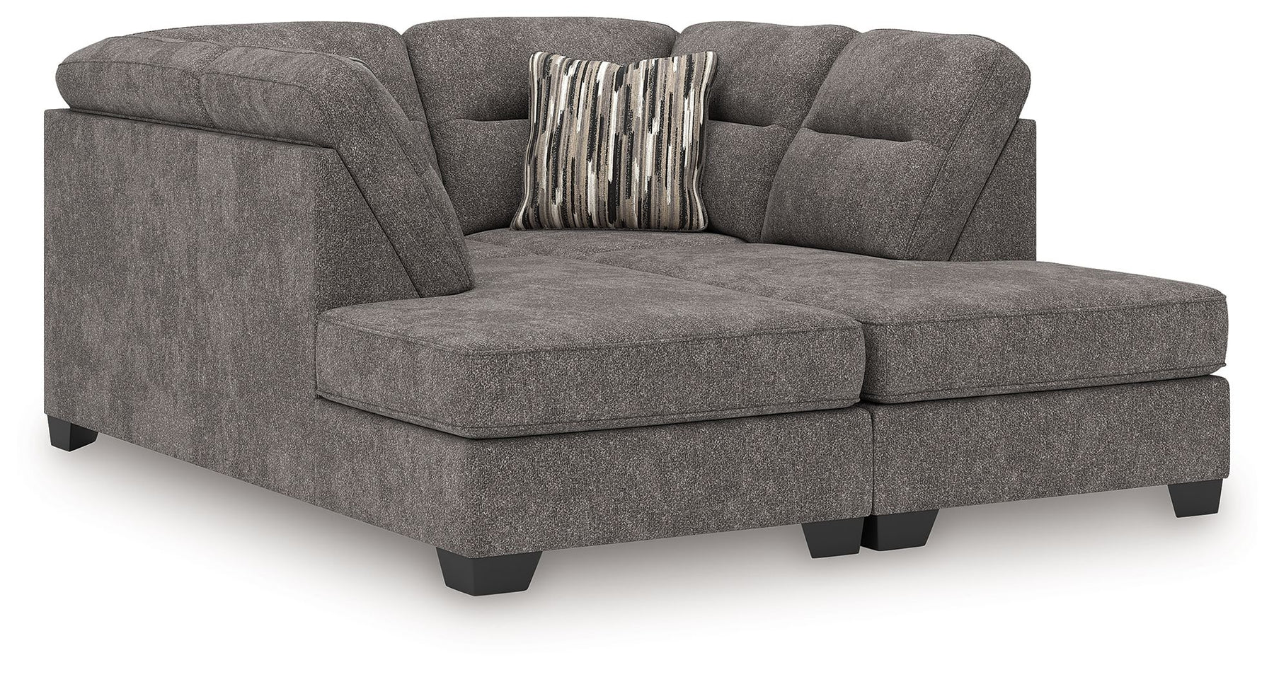 Dark Gray / 2 Pc. Super Chaise Sectional