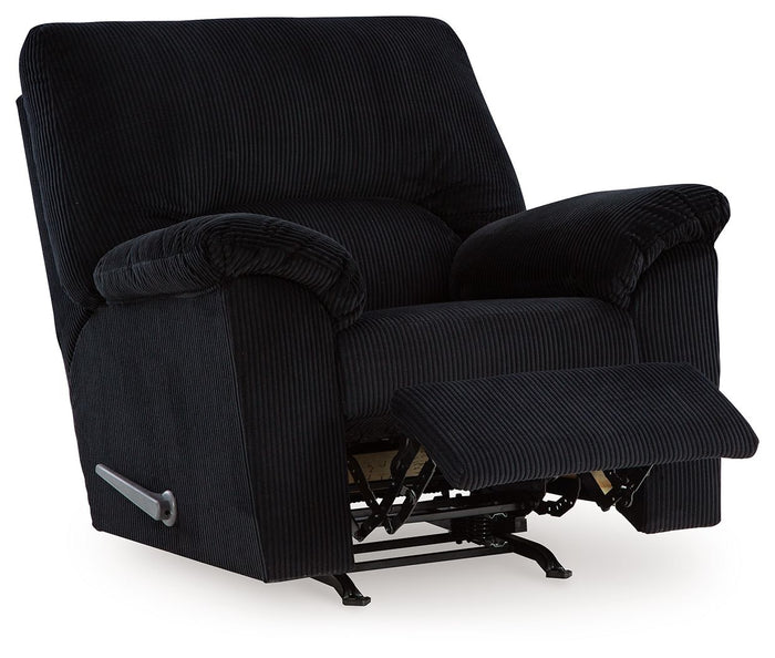 SimpleJoy - Rocker Recliner - Fabric - Onyx image 4