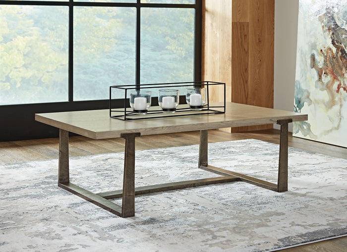 Dalenville - Rectangular Cocktail Table - Gray image 4