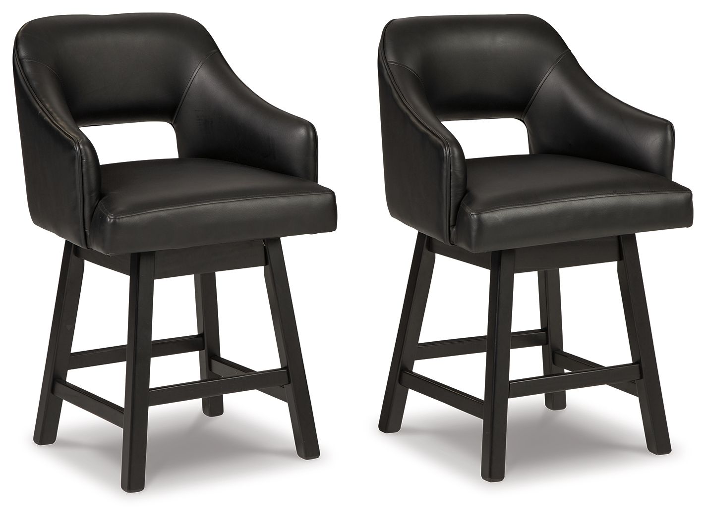 Black / 24''W x 23''D x 38''H / Stool Sets