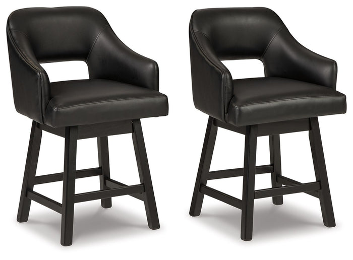 Tallenger - Upholstered Swivel Barstool (Set of 2) image 2