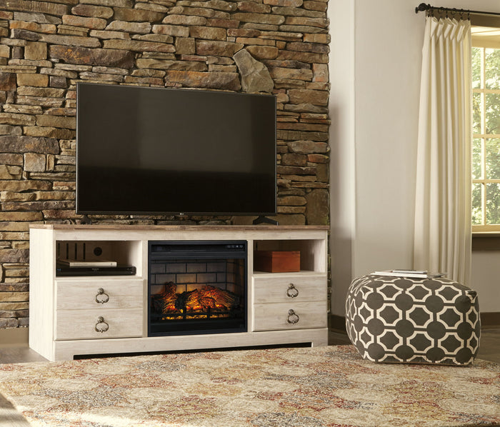 Willowton - TV Stand With Fireplace Option image 7