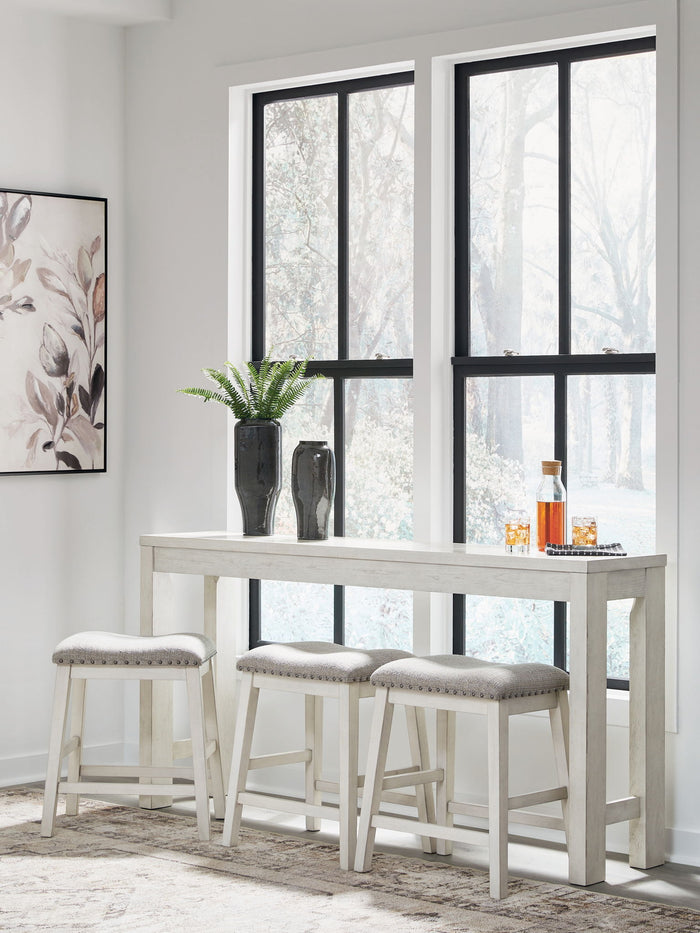 Robbinsdale - Rectangular Dining Room Counter Table Set (Set of 4) - Antique White image 4