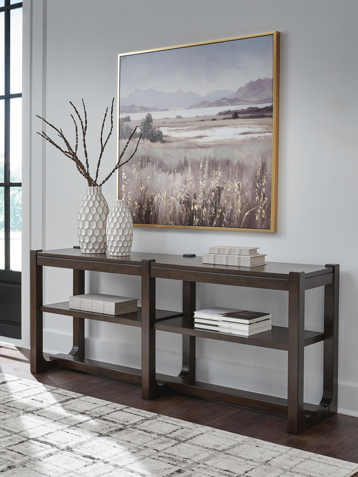 Breckington - Sofa Table - Dark Brown image 2