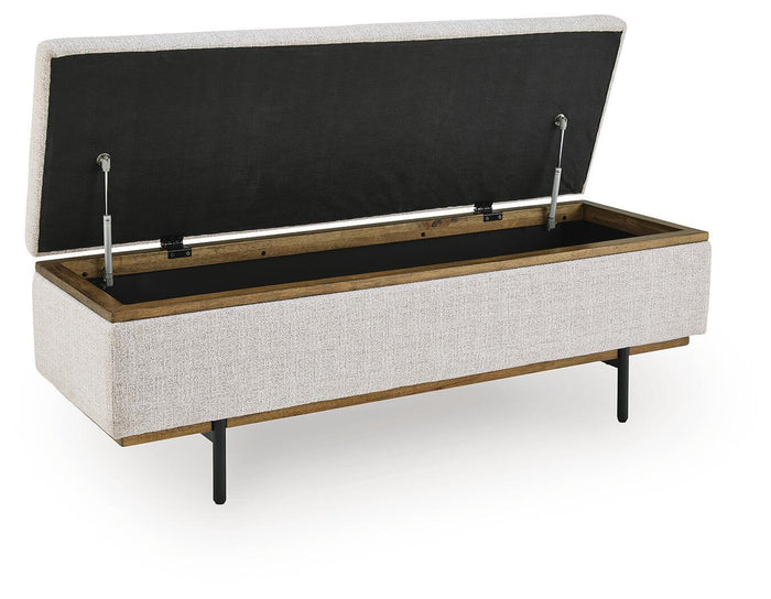 Dettaford Next-Gen Nuvella - Storage Bench - Stone image 3