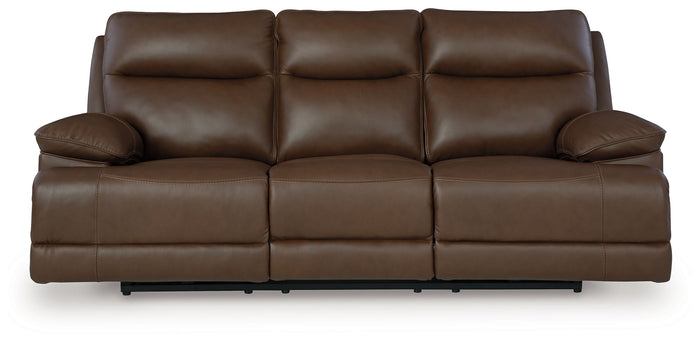 Vonryan - Power Reclining Sofa With Adj Headrest - Tobacco image 3