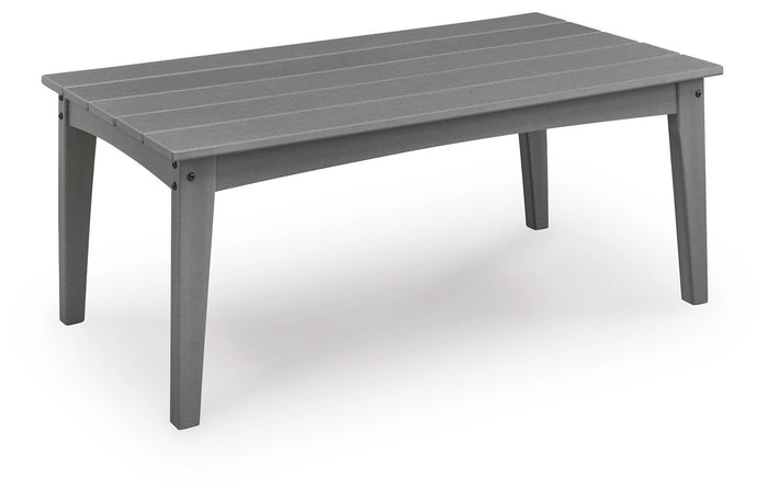 Cove Beach - Rectangular Cocktail Table - Gray image 1