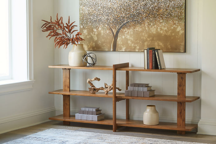 Fayemour - Console Sofa Table - Brown image 4