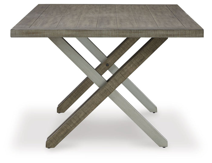 Krystanza - Rectangular Dining Room Table - Weathered Gray image 3