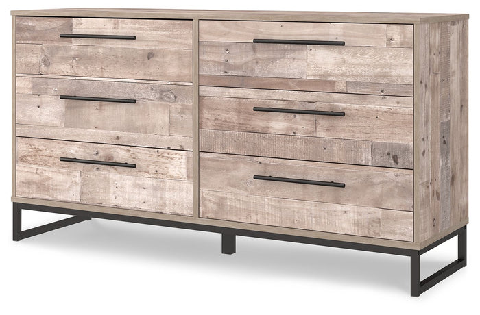 Neilsville - Six Drawer Dresser - Vinyl-Wrapped - Whitewash image 3
