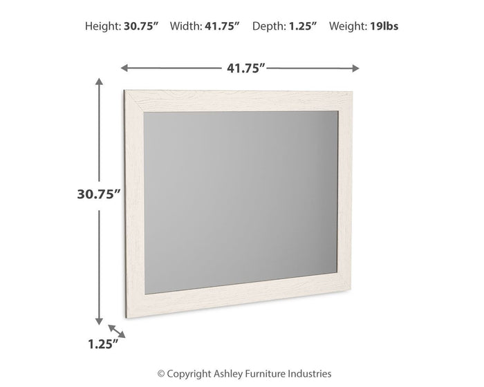 Stelsie - Bedroom Mirror - White image 2