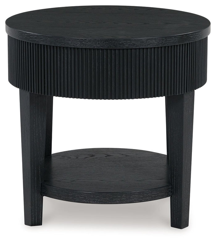 Marstream - Round End Table - Black image 4