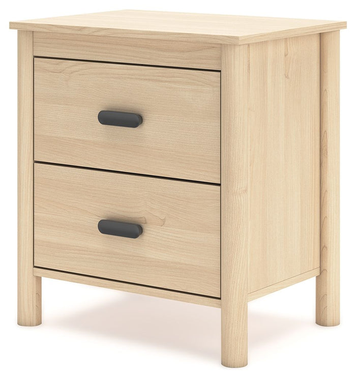 Cabinella - Two Drawer Night Stand - Tan image 4