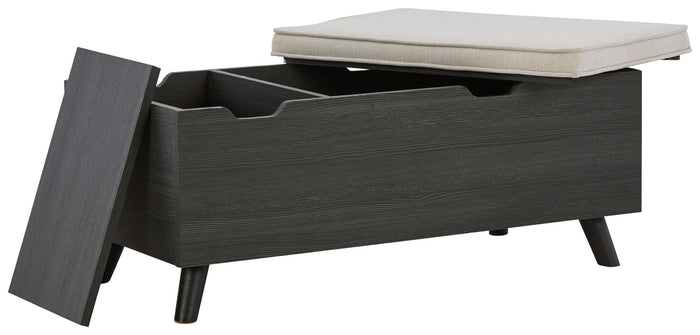 Yarlow - Storage Bench - Dark Gray image 2