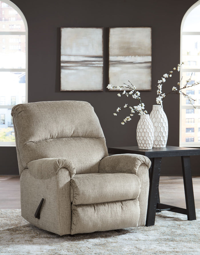 Stonemeade - Rocker Recliner - Fabric - Taupe image 4