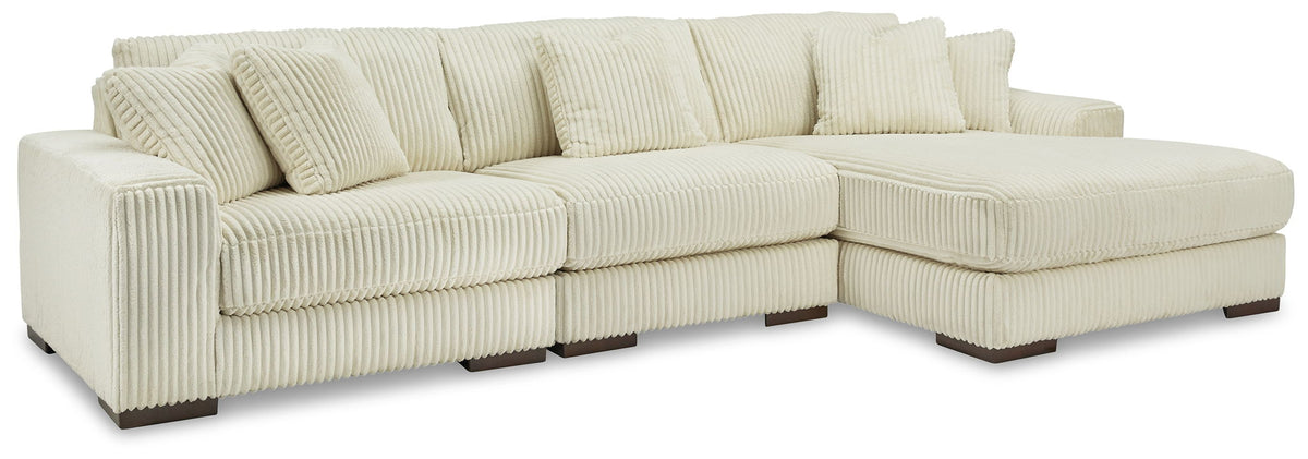 Beige / 3 Pc. Right Arm Facing Corner Chaise Sectional