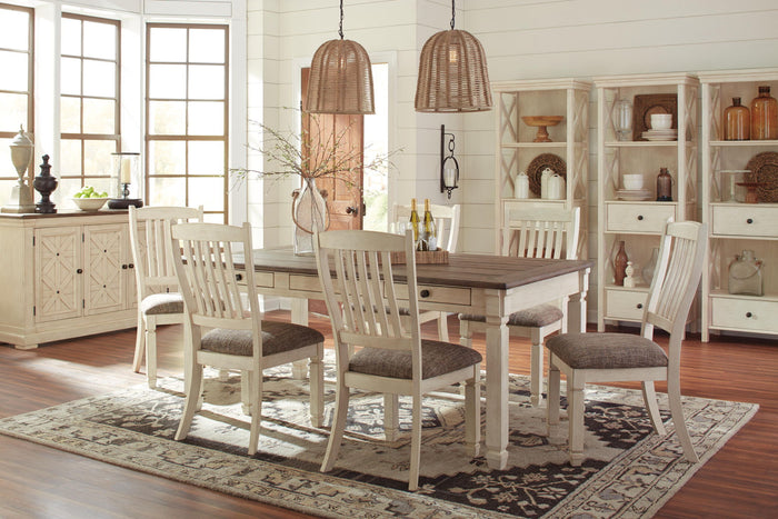Bolanburg - Dining UPH Side Chair (Set of 2) - Rake Back - Brown / Beige image 4