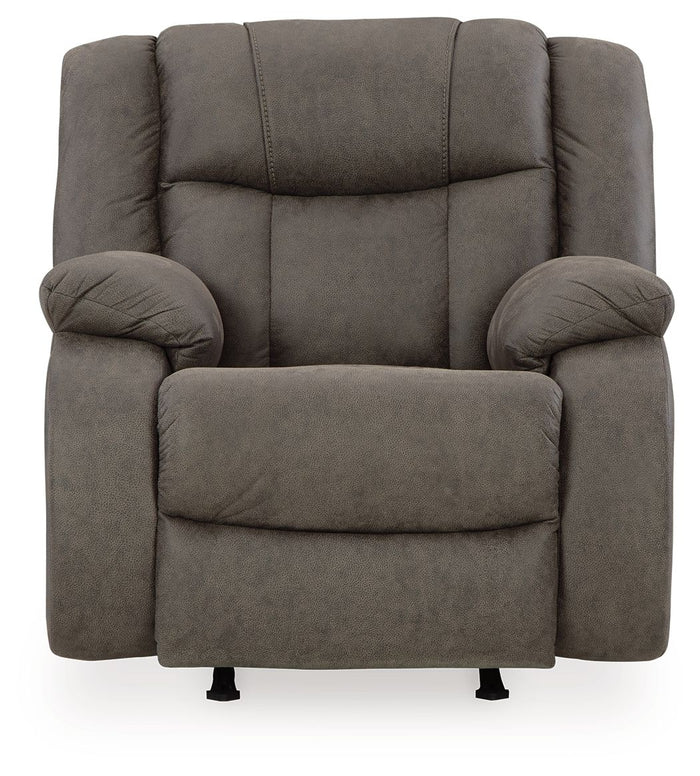 First Base - Rocker Recliner - Gunmetal image 3