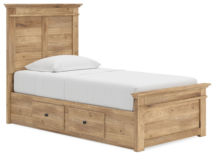 Makidern - Panel Storage Bed With Under Bed Storage Unit image 3
