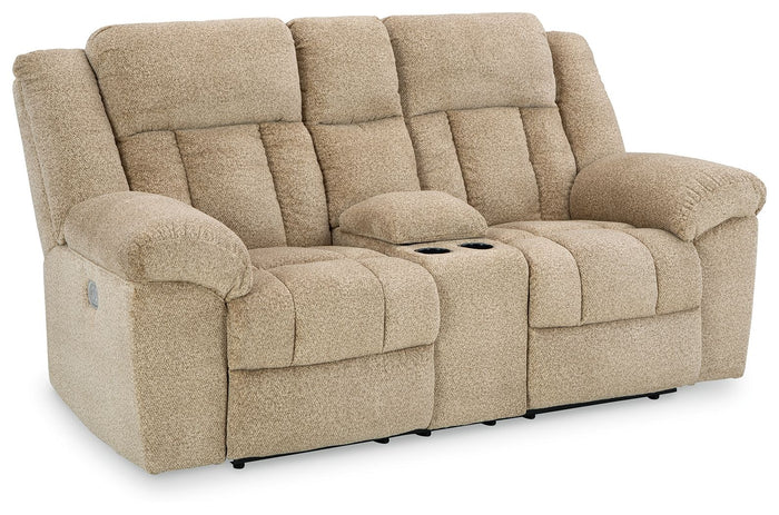 Tip-Off - Power Reclining Loveseat With Console / Adj Headrest image 1