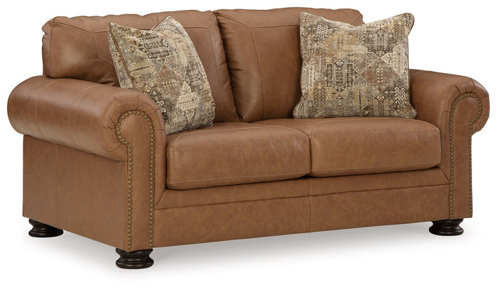 Carianna - Loveseat - Caramel image 1