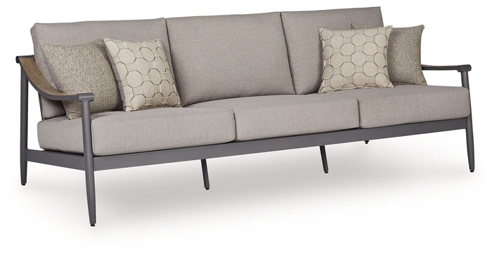 Ocean Beach - Sofa With Cushion - Gray image 1