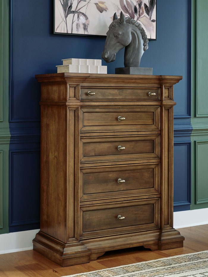 Frantanna - Five Drawer Chest - Brown image 3