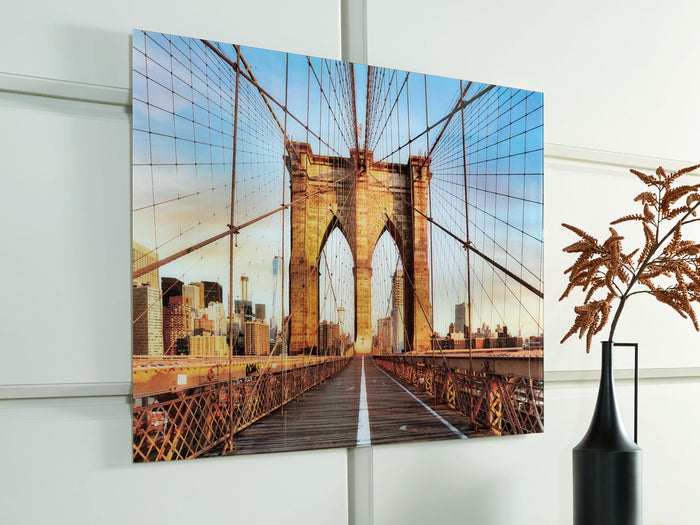 Shayward - Wall Art - Blue / Amber image 4