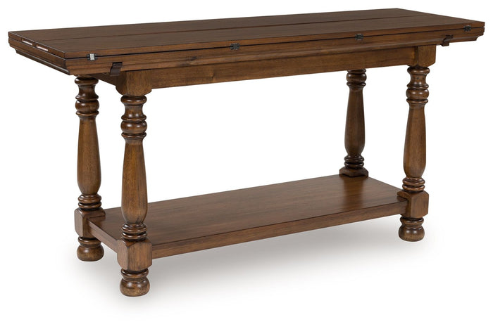 Sturlayne - Flip Top Sofa Table - Brown image 1