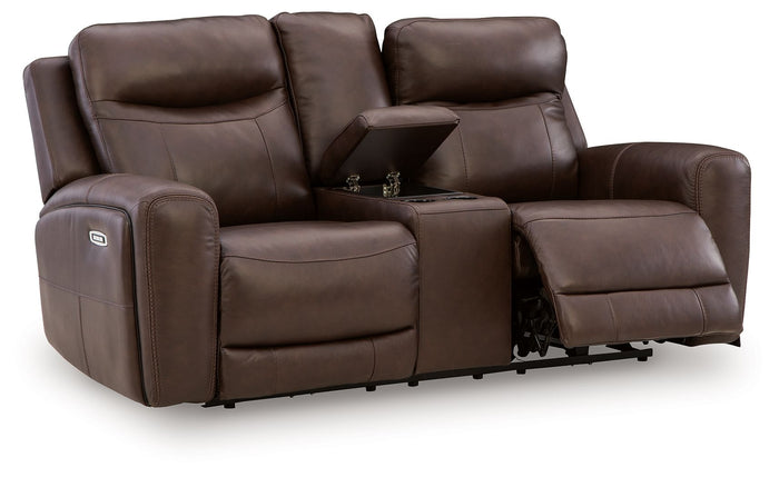 Gravier - Power Reclining Loveseat With Console / Adjustable Headrest - Cordova image 3