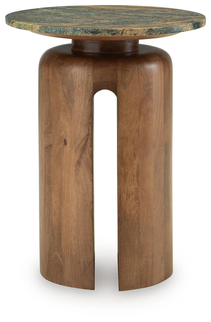 Caplow - Accent Table - Brown / Green image 4