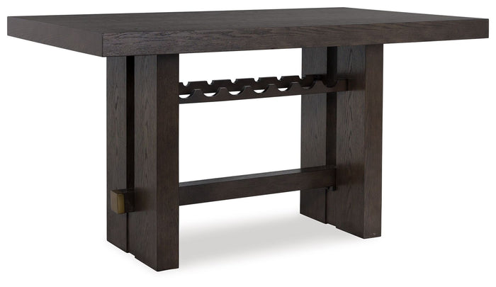 Burkhaus - Rectangular Dining Room Counter Table - Dark Brown image 1
